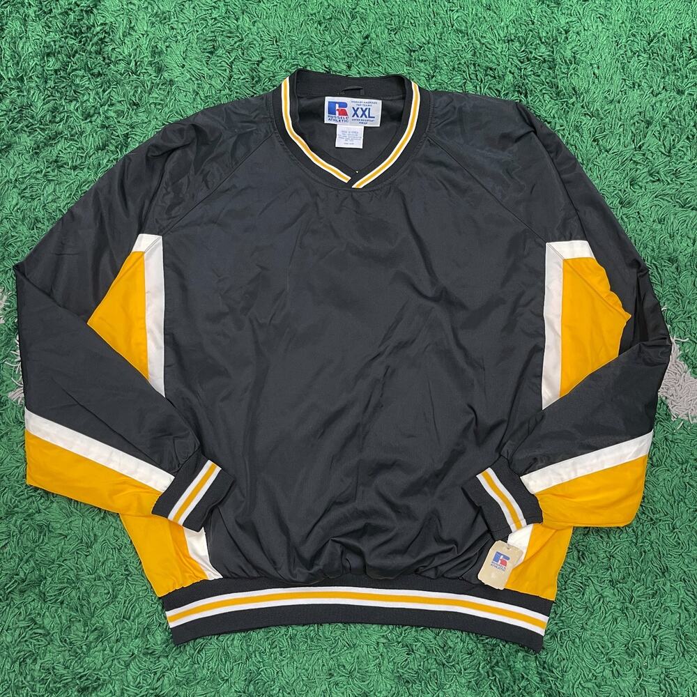 New Vintage Russell Athletic pullover windbreaker warm up jacket sz XXL 2XL B12